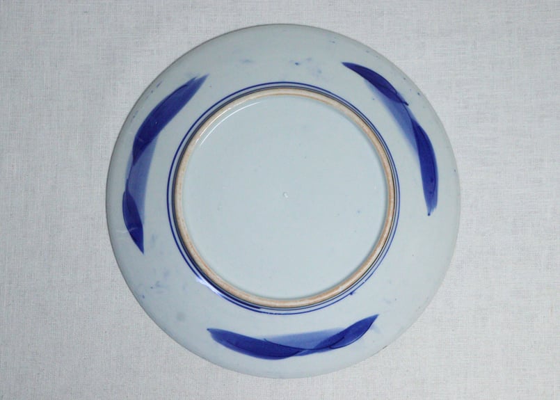 明治後期～大正染付山水図尺皿 | 吉祥寺PukuPuku