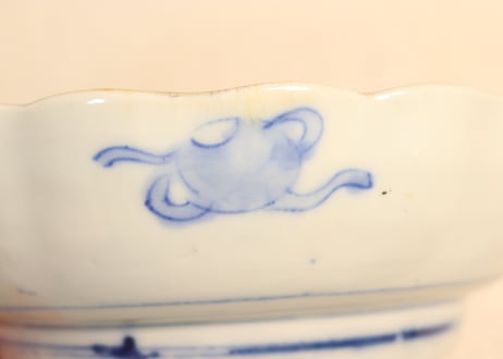 明治後期～大正色絵松竹梅図大なます皿②少甘手