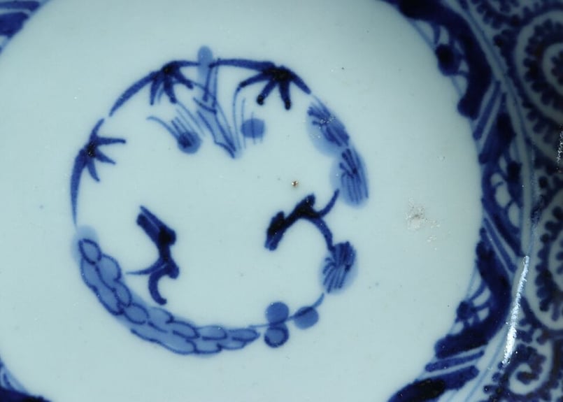 江戸後期染付蛸唐草文なます皿 | 吉祥寺PukuPuku