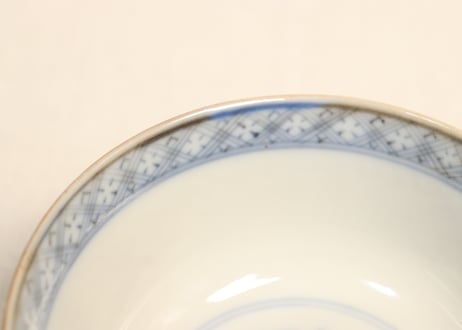 明治前期色絵牡丹と松図蓋茶碗