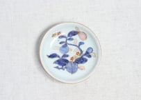 江戸中期色絵茄子図小皿①