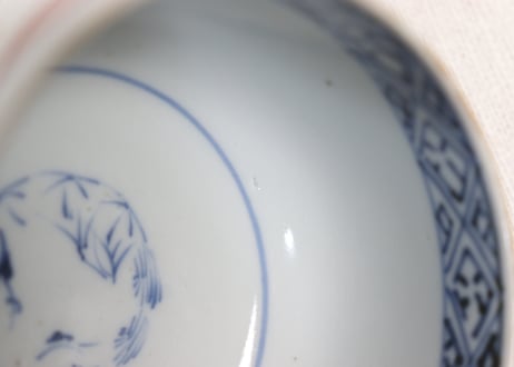 江戸後期色絵牡丹図湯呑
