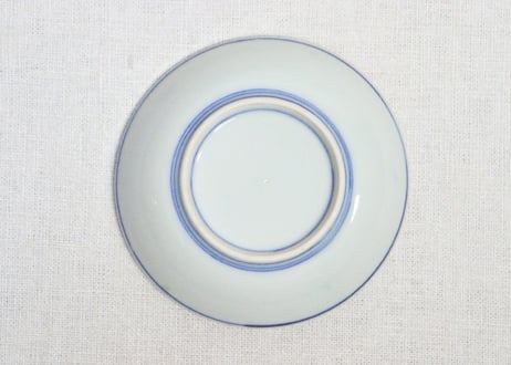 明治後期～大正銅判杜若図小皿