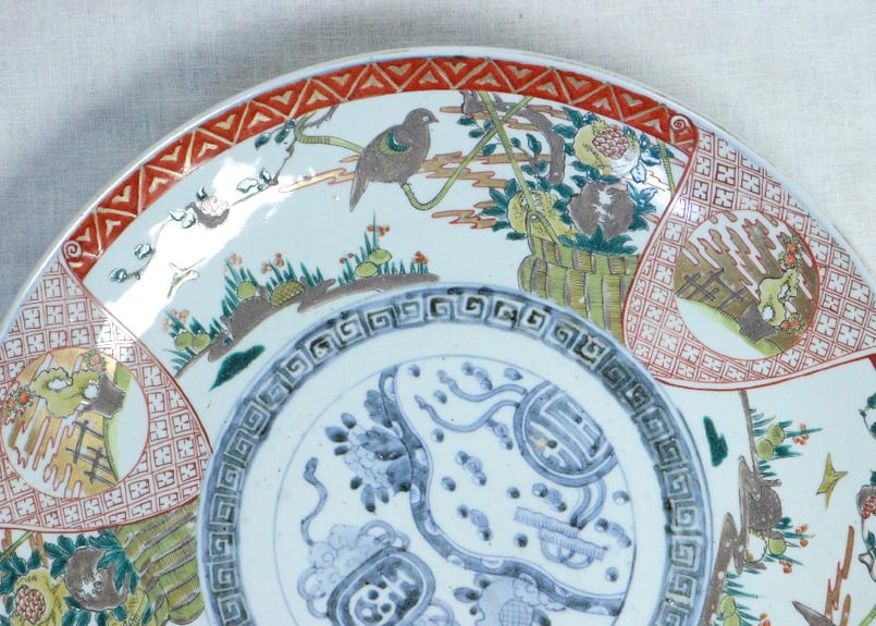 古染付　鳥図皿　元末ー明初 古染付 鳥図皿 元末ー明初 - メルカリ