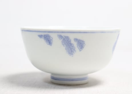 明治後期～大正銅判鼠大根図蓋茶碗③蓋小ニュウ