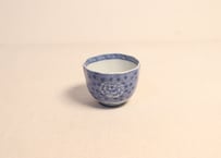 明治後期～大正銅判牡丹唐草図向付