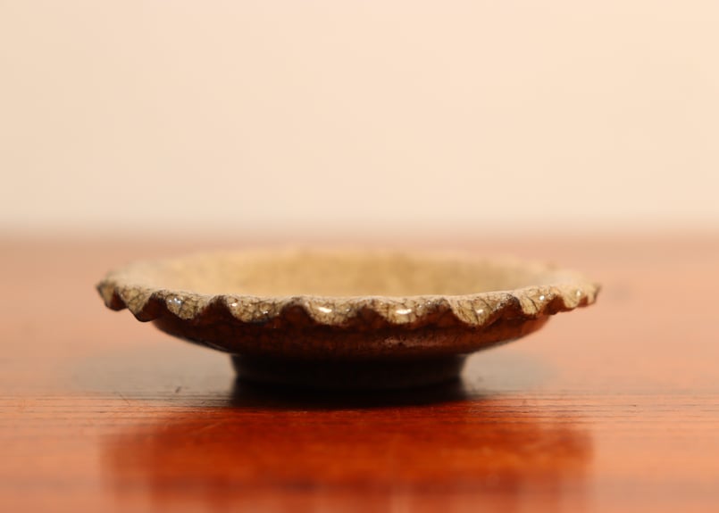 江戸前期御深井焼ひだ豆皿② | 吉祥寺PukuPuku