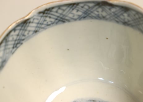 明治前期色絵竹梅と桐図通り物向付①