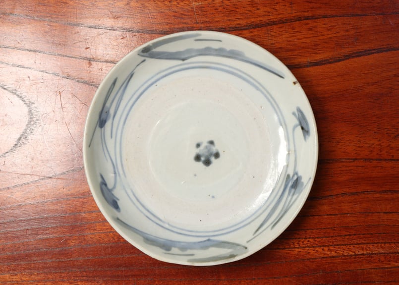 江戸中期染付草花くらわんかなます皿 5客組 | 吉祥寺PukuPuku