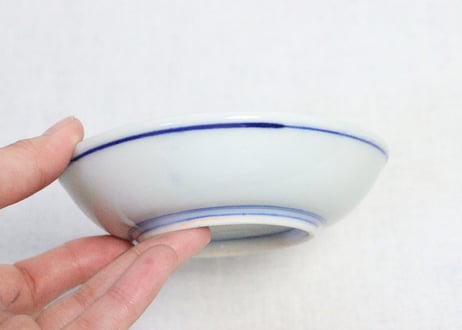 明治後期～大正銅判杜若図小皿