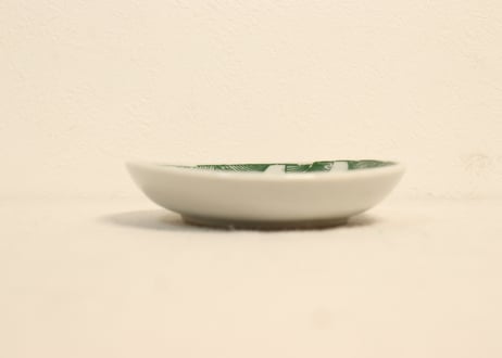 明治後期～大正銅判桜図小皿