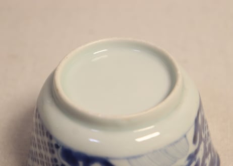 江戸後期染付龍図八角小鉢② フリモノ