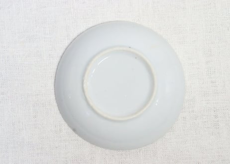明治後期～大正染付草花図小皿
