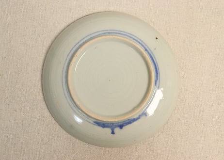 明治後期~大正銅判団扇窓絵図5寸皿①