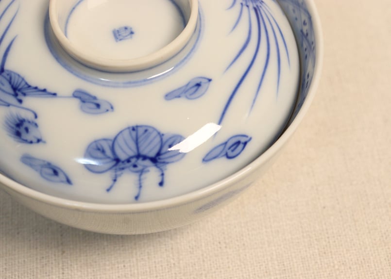 明治後期～大正染付鳳凰図飯茶碗 | 吉祥寺PukuPuku