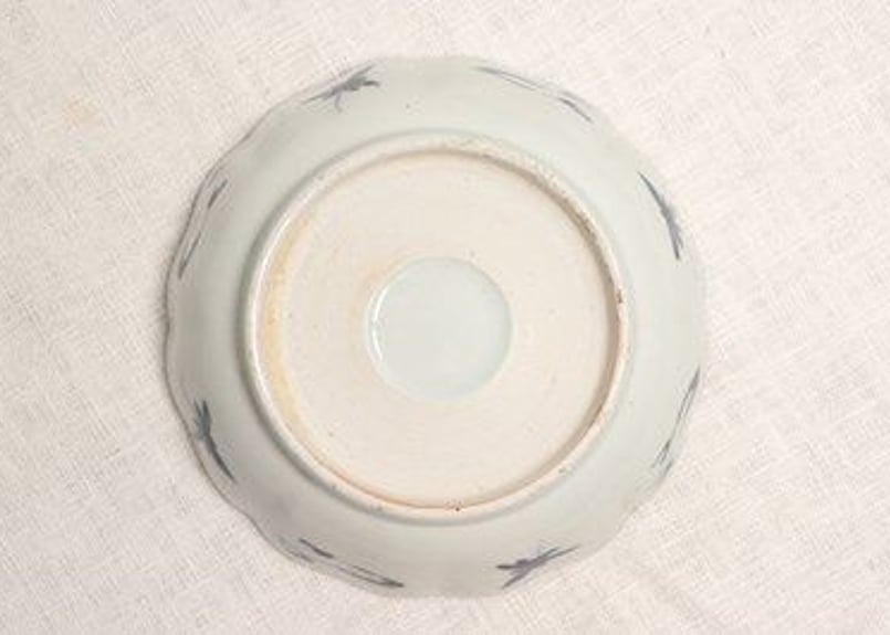 館林喜助工房「染付麦絵皿五枚揃え」 館林喜助工房「染付麦絵皿五枚揃え」