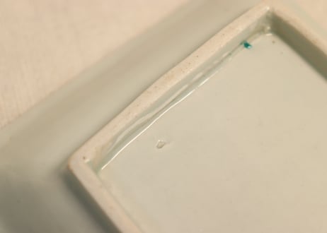 江戸後期色絵山水図長皿①