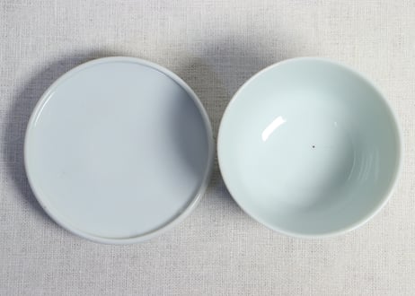明治後期～大正染付筏人物図つぼ碗