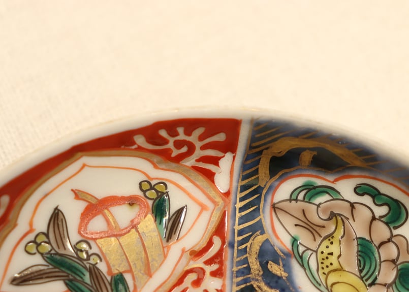 明治前期色絵三方貝図小皿 | 吉祥寺PukuPuku