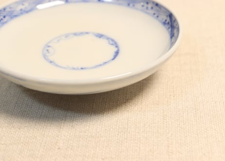 明治後期～大正染付鳳凰図飯茶碗