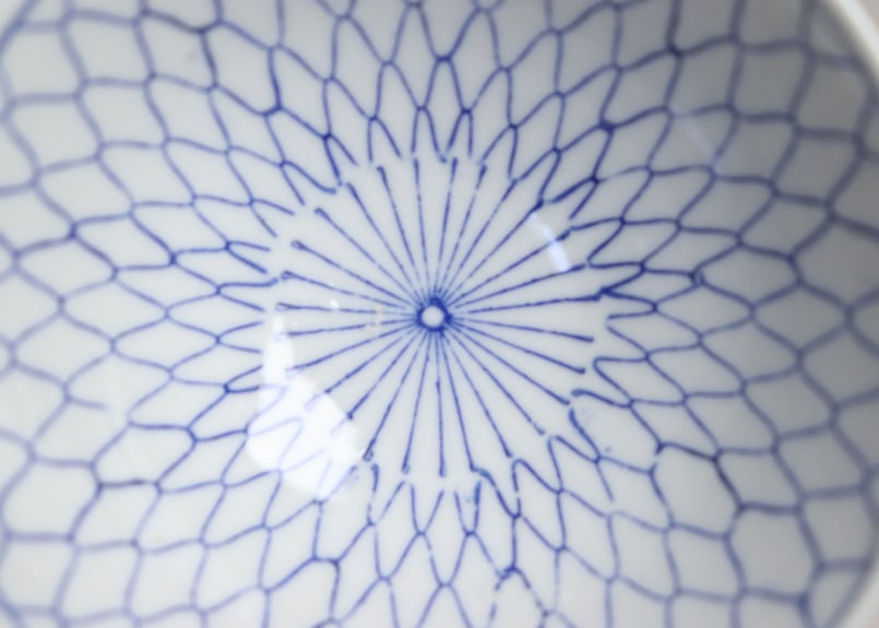 京焼　むぎわら手蓋付碗　7客　10cm　大正～昭和初期 京焼 むぎわら手蓋付碗 7客 10cm 大正～昭和初期