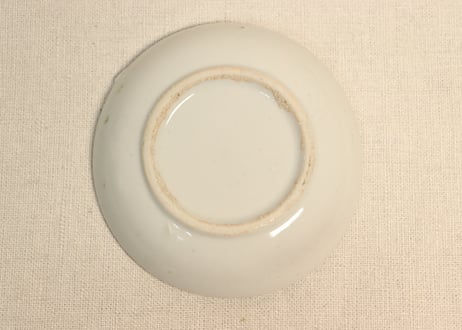 明治後期～大正銅判桜図小皿