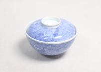 明治後期～大正銅判菊と蝶図蓋茶碗②少甘手