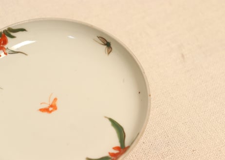 明治前期色絵桐と鳳凰図蓋茶碗