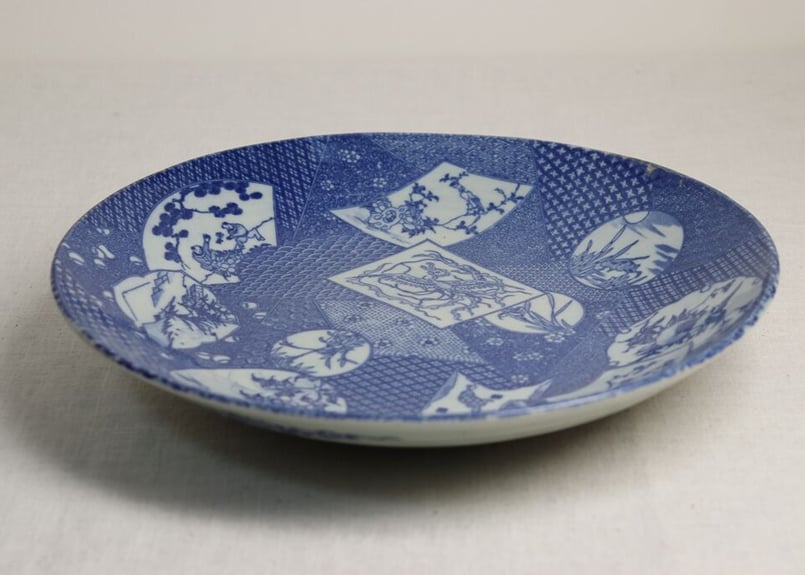 明治後期~大正銅判窓絵散らし図尺皿 | 吉祥寺PukuPuku 明治後期~大正銅判窓絵散らし図尺皿 | 吉祥寺PukuPuku