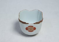 大正～昭和戦前金彩色絵家紋図角向付