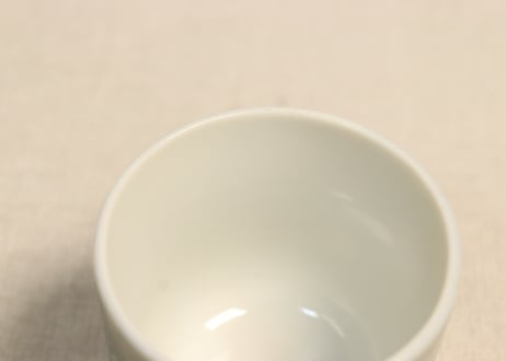 大正～昭和戦前瑠璃稲穂図陽刻湯呑