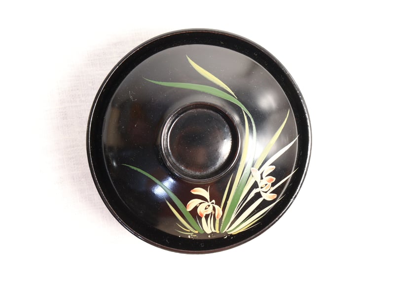 輪島塗　明治大正時期 蒔繪 鑲螺鈿 梅花雕 木製　吸物椀　5客　骨董品 輪島塗 明治大正時期 蒔繪 鑲螺鈿 梅花雕 木製 吸物椀 5客 骨董
