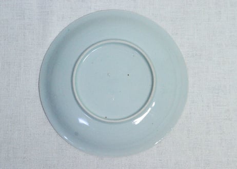 江戸幕末染付瓢箪図7寸皿➁　黒点