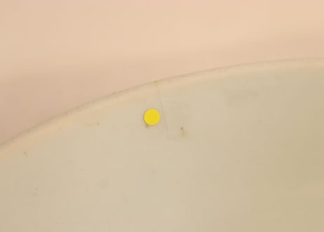 江戸幕末染付恵比寿,大黒,福禄寿図一尺二寸皿 ノミホツ,少甘手