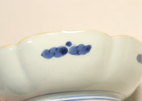江戸中期色絵松図なます皿