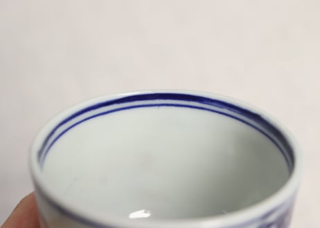 明治後期~大正染付竹図向付