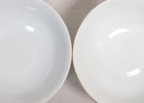 明治前期色絵三方桜図蓋茶碗