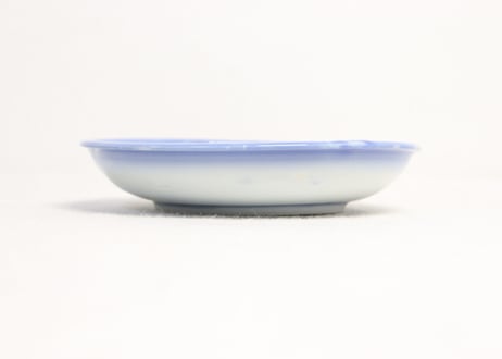 明治後期～大正染付桐図小皿