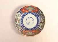 明治前期色絵兎と柘榴図なます皿① かたつき | 吉祥寺PukuPuku