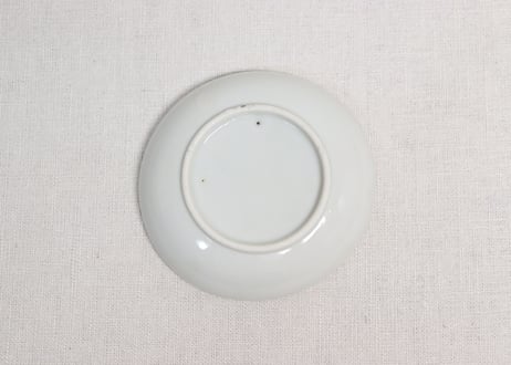 明治後期～大正銅判高砂立雛図小皿