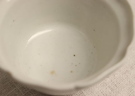 江戸中期柿右衛門白磁輪花縁向付
