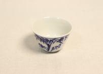 明治後期～大正染付竹図煎茶碗