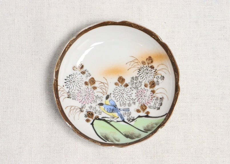 【美術品】希少和風飾り皿 美術品】希少和風飾り皿