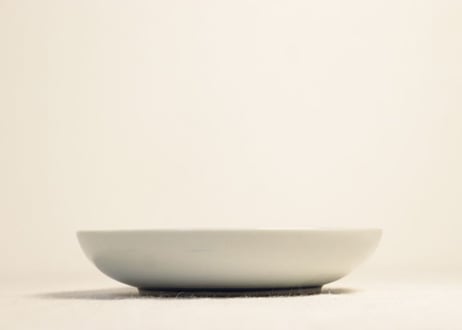 明治後期～大正銅判山水人物図5寸皿