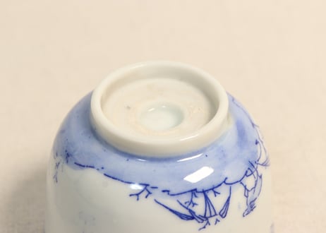 明治後期~大正銅判松に鹿図向付