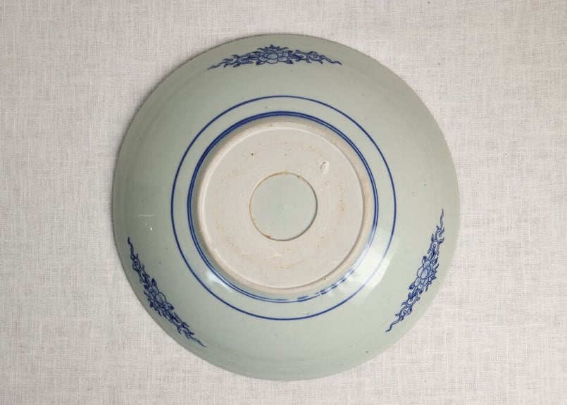 長丸皿 3枚 変形 楕円 希少 印判手 明治 大正 花文様 歪み 長丸皿 3枚 変形 楕円 希少 印判手 明治 大正 花文様 歪み 長丸