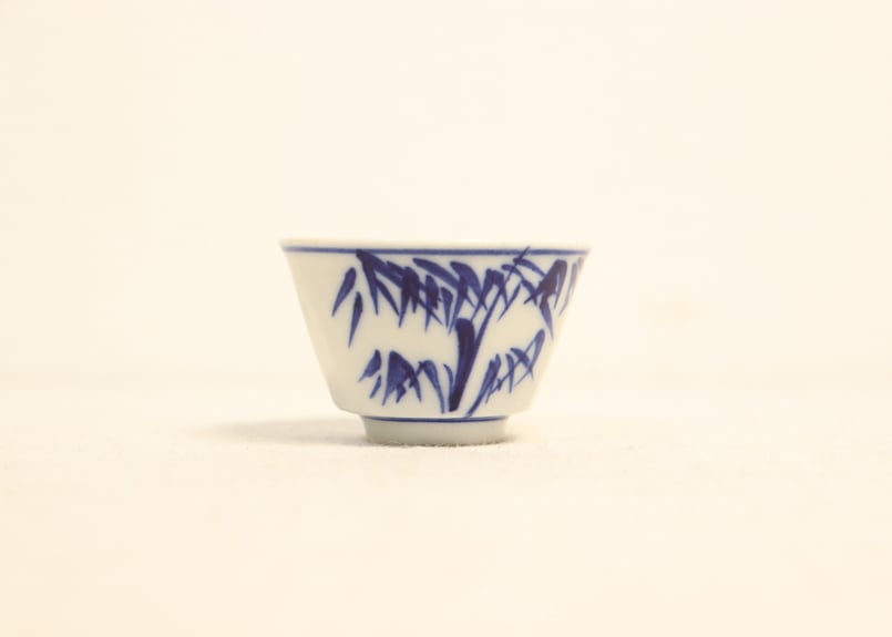 明治後期～大正染付竹図煎茶碗 | 吉祥寺PukuPuku