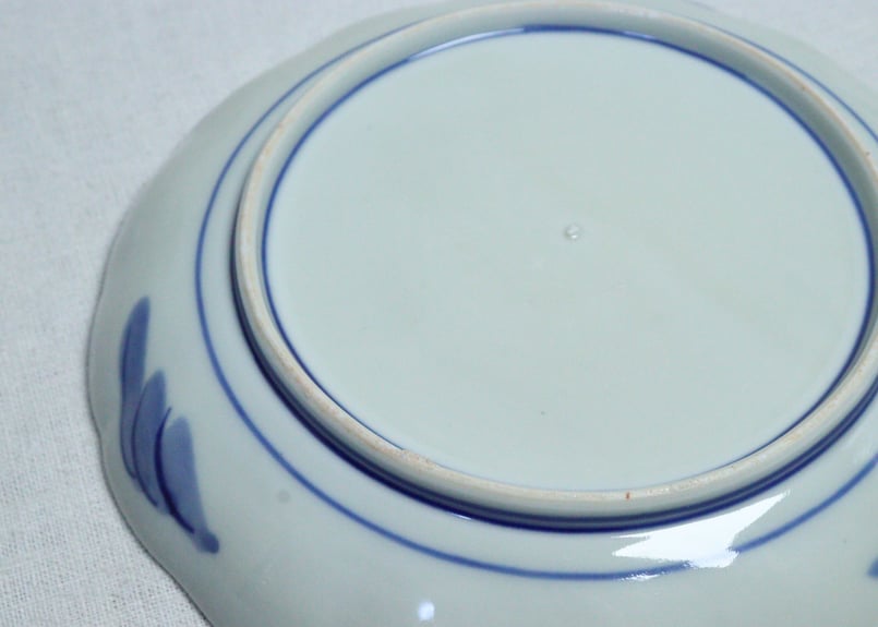 明治前期染付松竹梅図7寸皿 | 吉祥寺PukuPuku