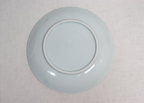 江戸幕末染付瓢箪図7寸皿