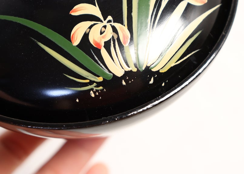 明治~大正総黒蒔絵菖蒲図吸物椀 | 吉祥寺PukuPuku 明治~大正総黒蒔絵菖蒲図吸物椀 | 吉祥寺PukuPuku